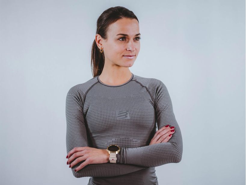 ON/OFF BASE LAYER LS TOP W - GREY